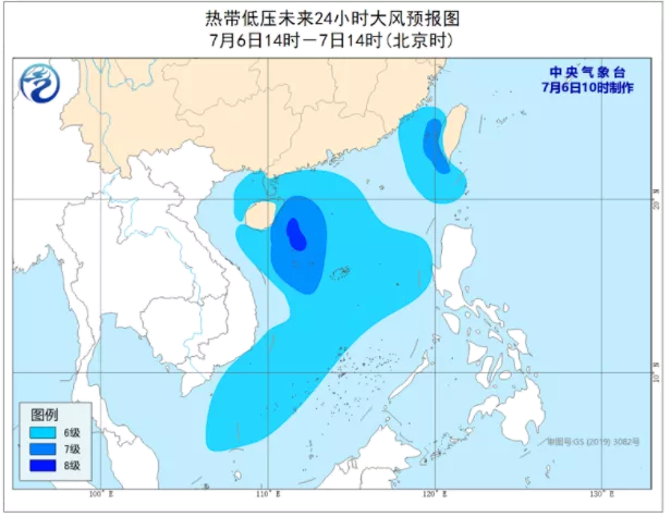 2021年7月海南熱帶低壓臺風走向 南海熱帶低壓最新消息 瓊州海峽輪渡將停運