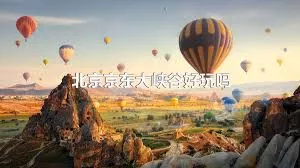北京京東大峽谷好玩嗎
