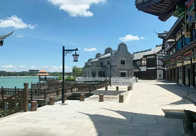 風情美食街實景圖