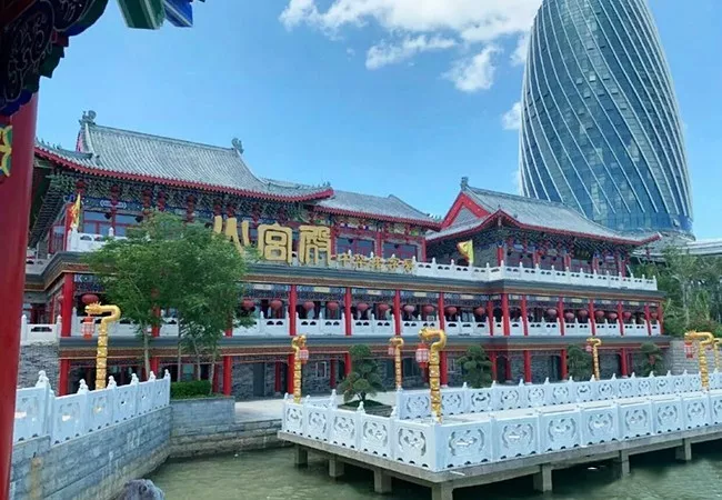 風情美食街實景圖