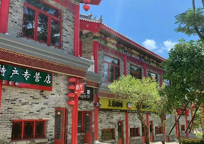 風情美食街實景圖