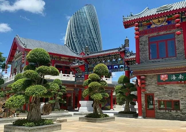 風情美食街實景圖