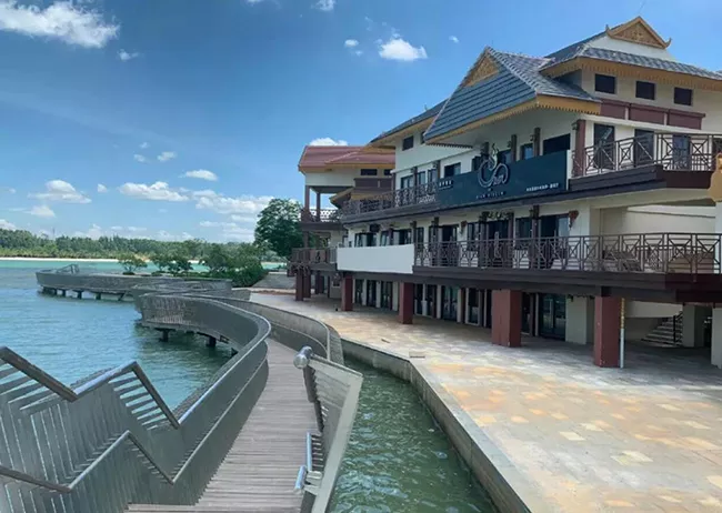 風情美食街實景圖